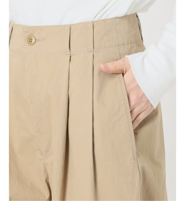 FRAMeWORK「≪洗濯機洗い可≫コットンナイロンタックパンツ」|その他|