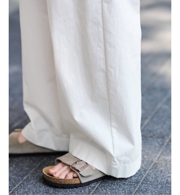 FRAMeWORK「≪洗濯機洗い可≫コットンナイロンタックパンツ」|その他|