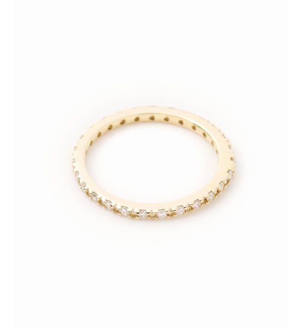 Lilas by Spick&Span「フルエタニティーダイヤピンキーリング K10」|リング|