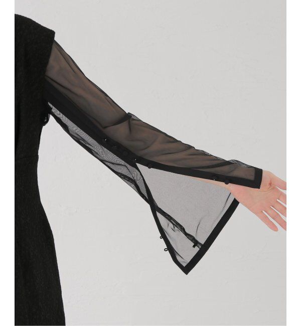  「Vラインジャガードドレス」|ドレス|