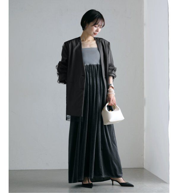  「レイヤードチュールジャケット」|その他|