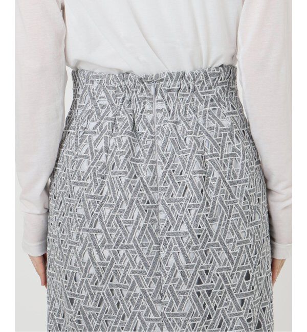  「《追加3》【洗える】レースタイトスカート」|スカート|