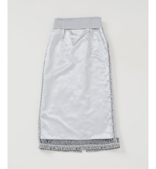  「《追加3》【洗える】レースタイトスカート」|スカート|