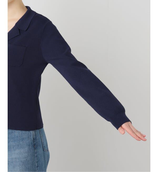  「【洗える】開襟アンサンブル」|ニット・セーター|