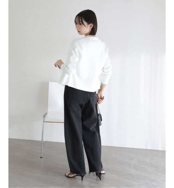  「【洗える】開襟アンサンブル」|ニット・セーター|