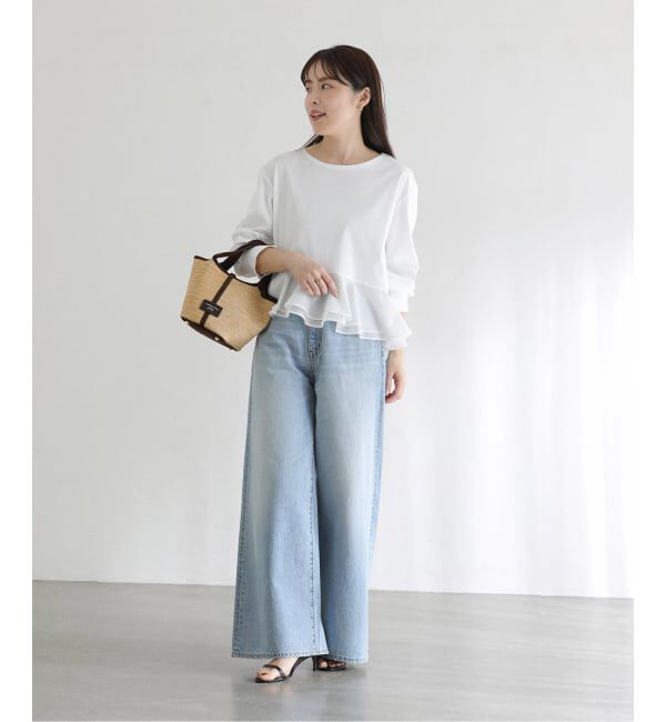  「【洗える】PICCADILLY/ピカデリー ワイドデニム」|デニム|