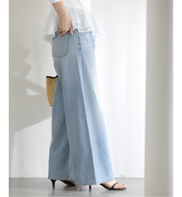  「【洗える】PICCADILLY/ピカデリー ワイドデニム」|デニム|