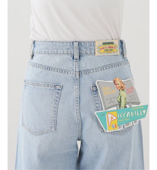 「【洗える】PICCADILLY/ピカデリー ワイドデニム」|デニム|