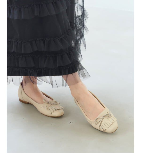  「《追加》レザーキルトタッセルフラット」|その他|ナチュラル