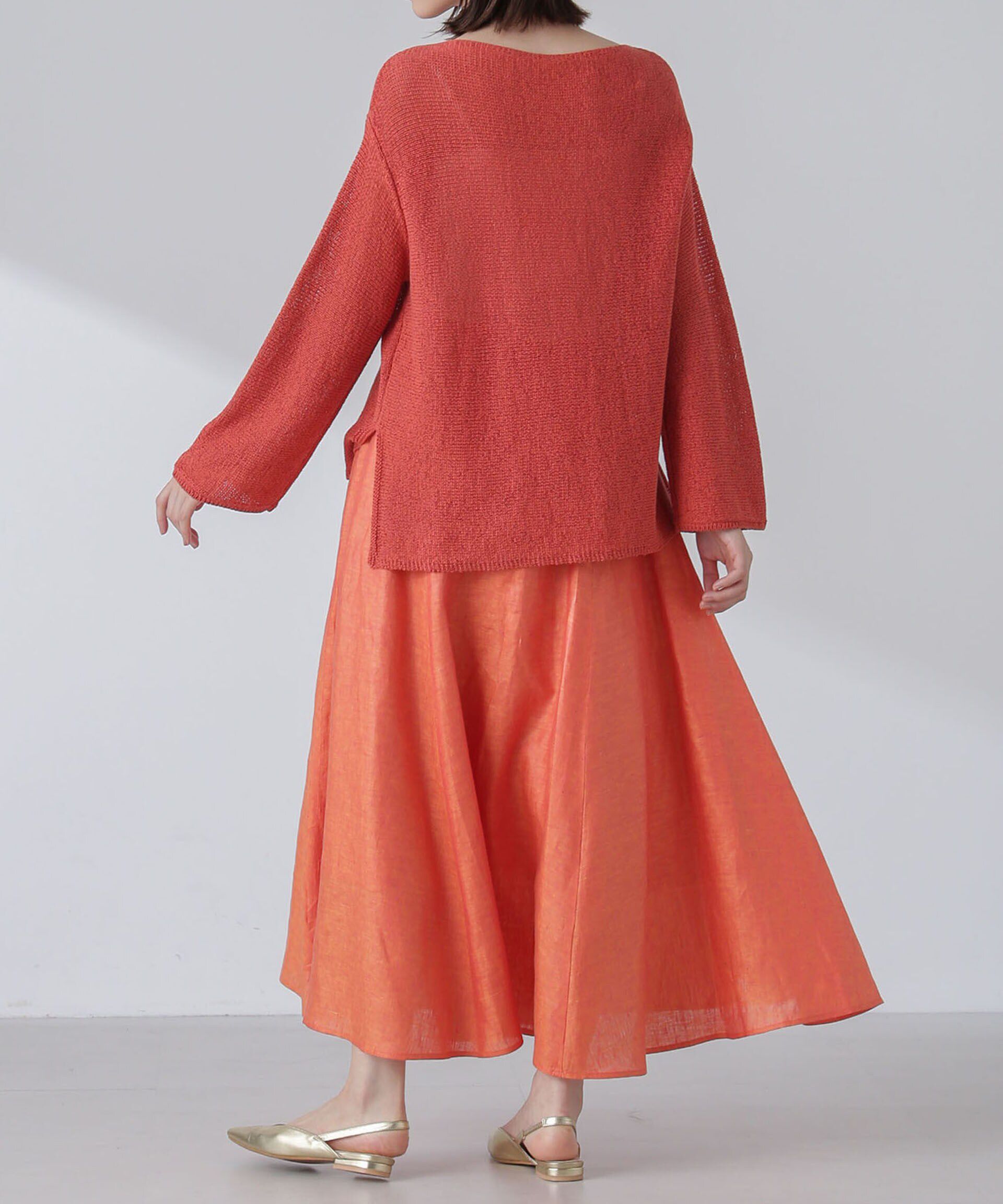 nano･universe「リネンフレアスカート(セットアップ可)」|スカート|