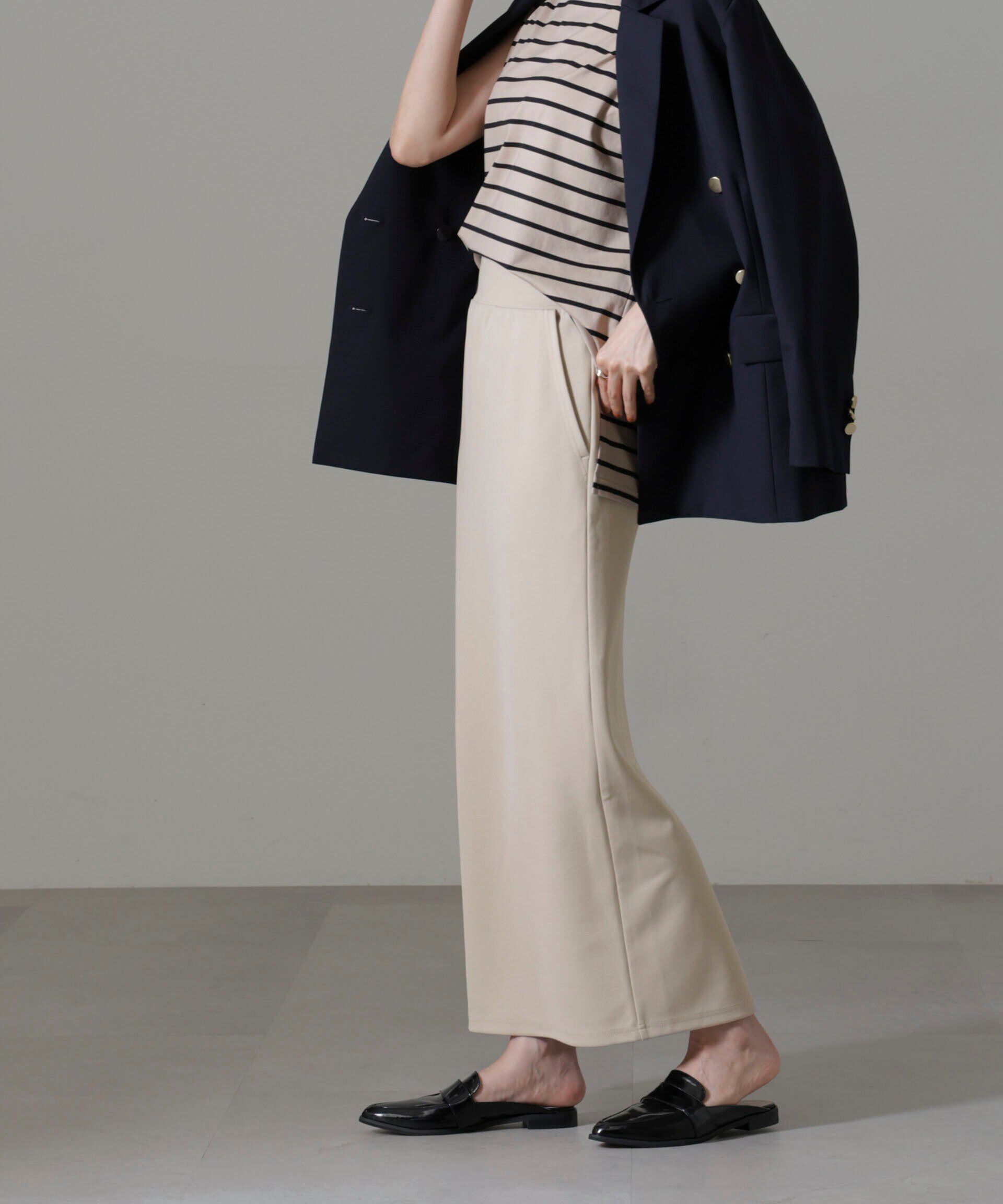 nano･universe「ポンチカットIラインマキシスカート」|スカート|