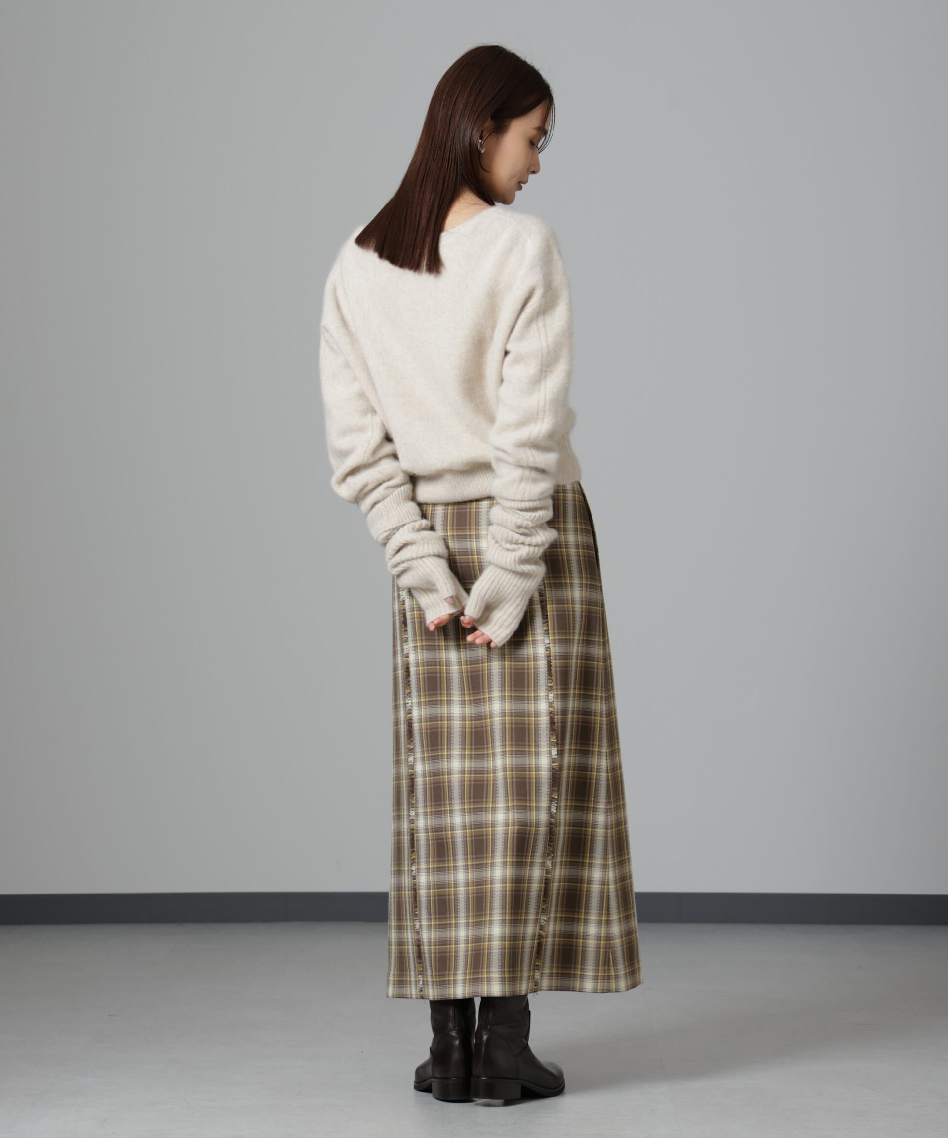 nano･universe「ウォッシャブルフォックスVネックプルオーバー」|ニット・セーター|