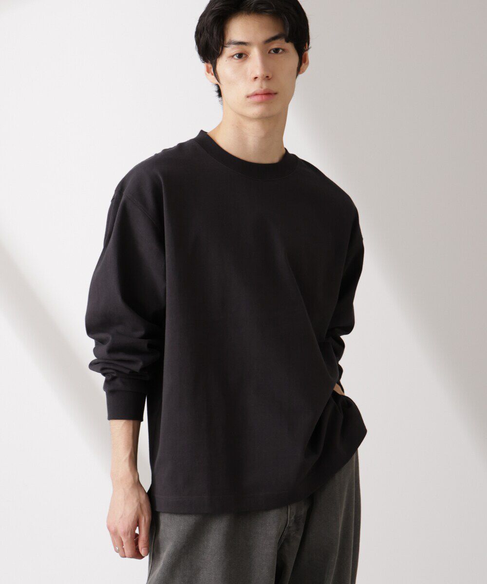 nano･universe「ヘビーオンスBigTシャツ 長袖」|Tシャツ・カットソー|スミクロ1