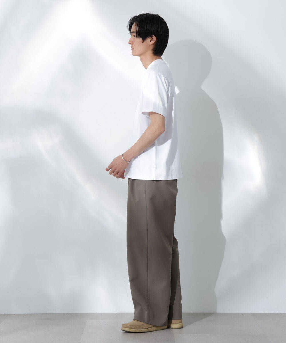 nano･universe「Anti Soaked(R) 汗染み防止 クルーネック レギュラーシルエットTシャツ」|Tシャツ・カットソー|