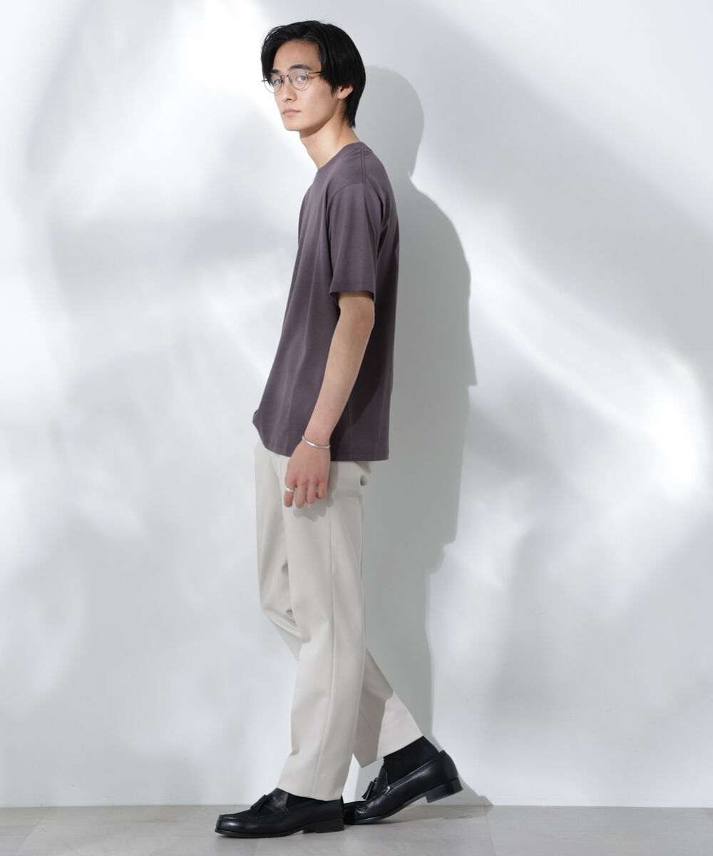 nano･universe「Anti Soaked(R)汗染み防止 De Light ミドルシルエットTシャツ」|Tシャツ・カットソー|