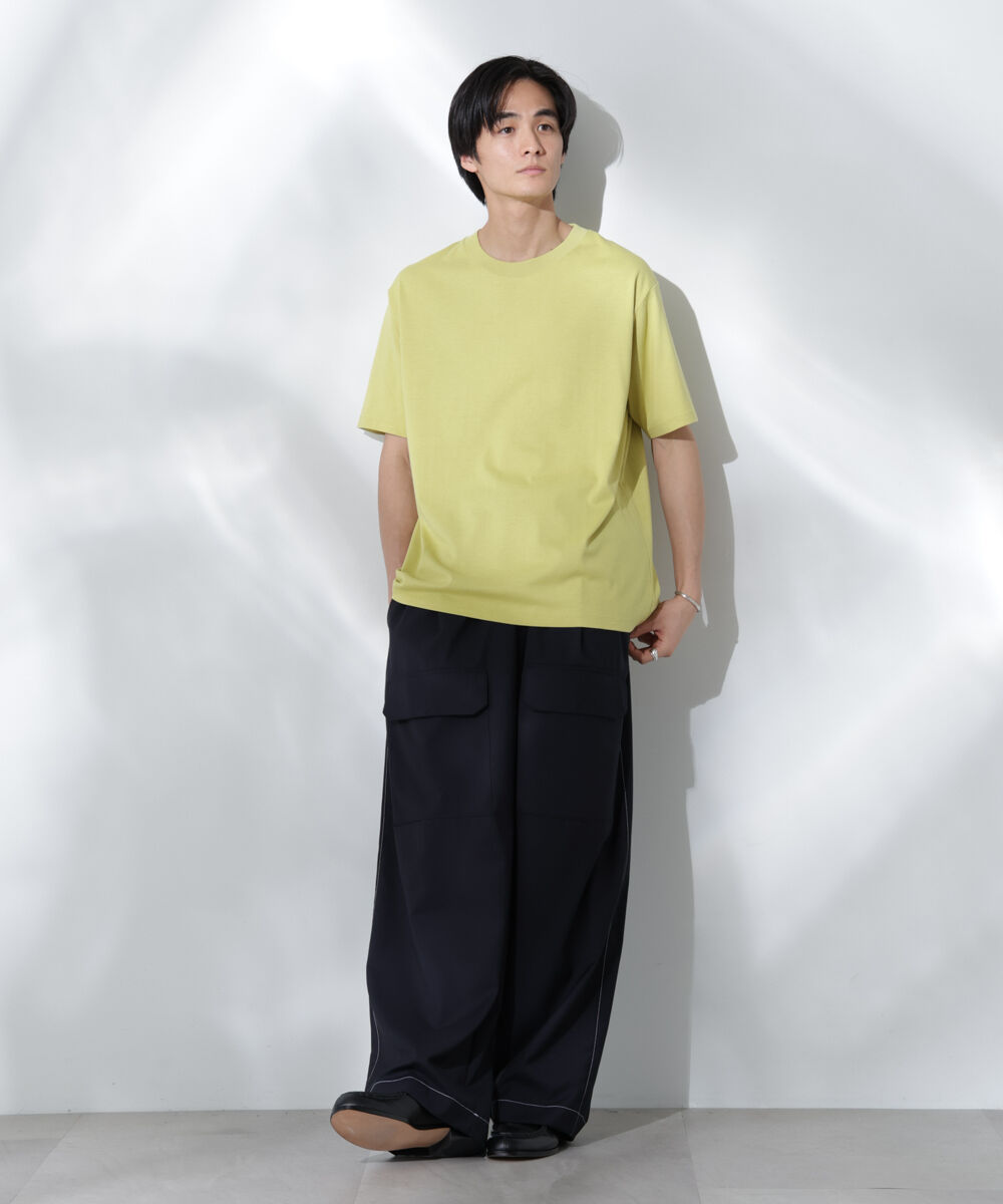 nano･universe「Anti Soaked(R)汗染み防止 De Light ミドルシルエットTシャツ」|Tシャツ・カットソー|