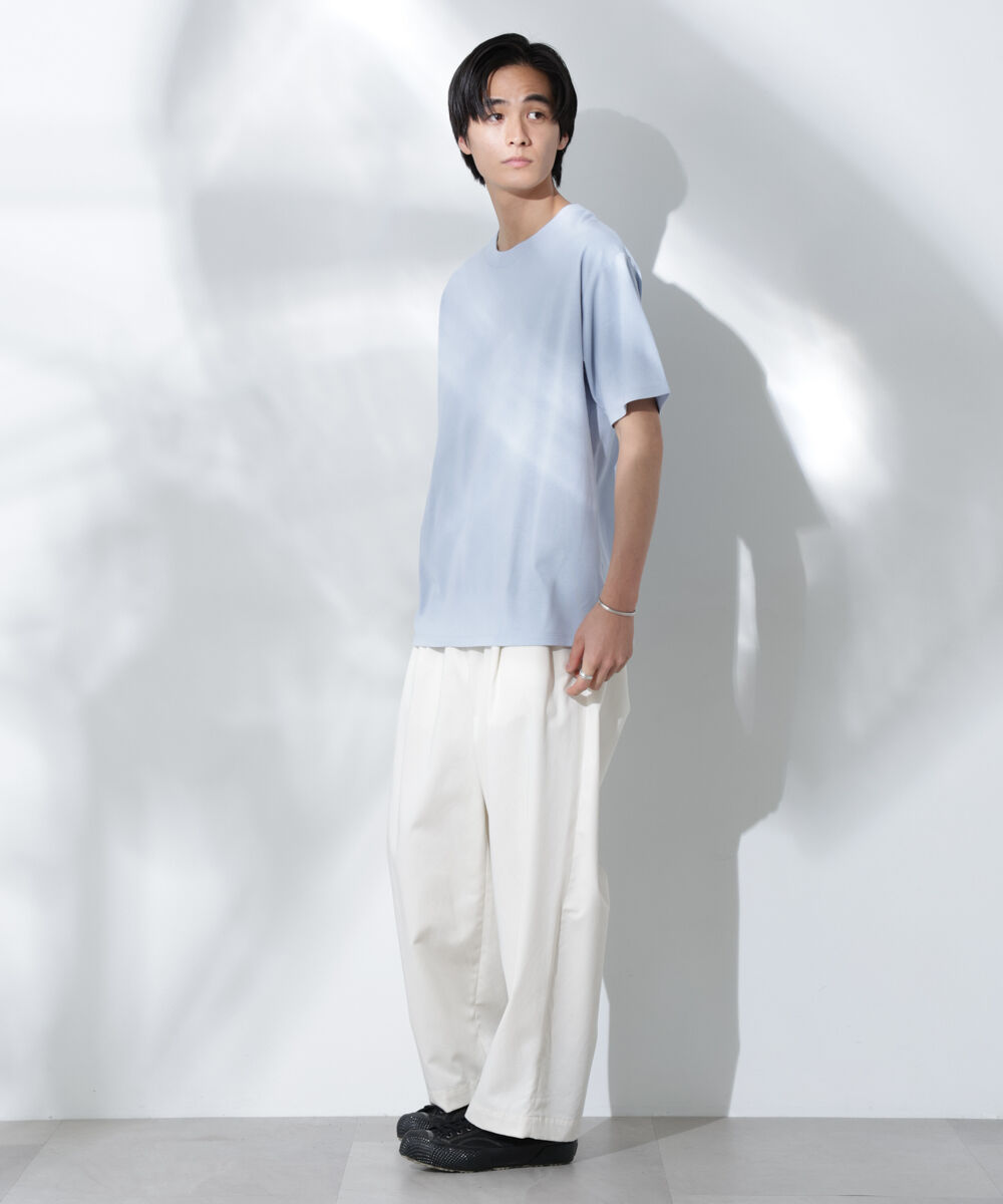 nano･universe「Anti Soaked(R)汗染み防止 De Light ミドルシルエットTシャツ」|Tシャツ・カットソー|