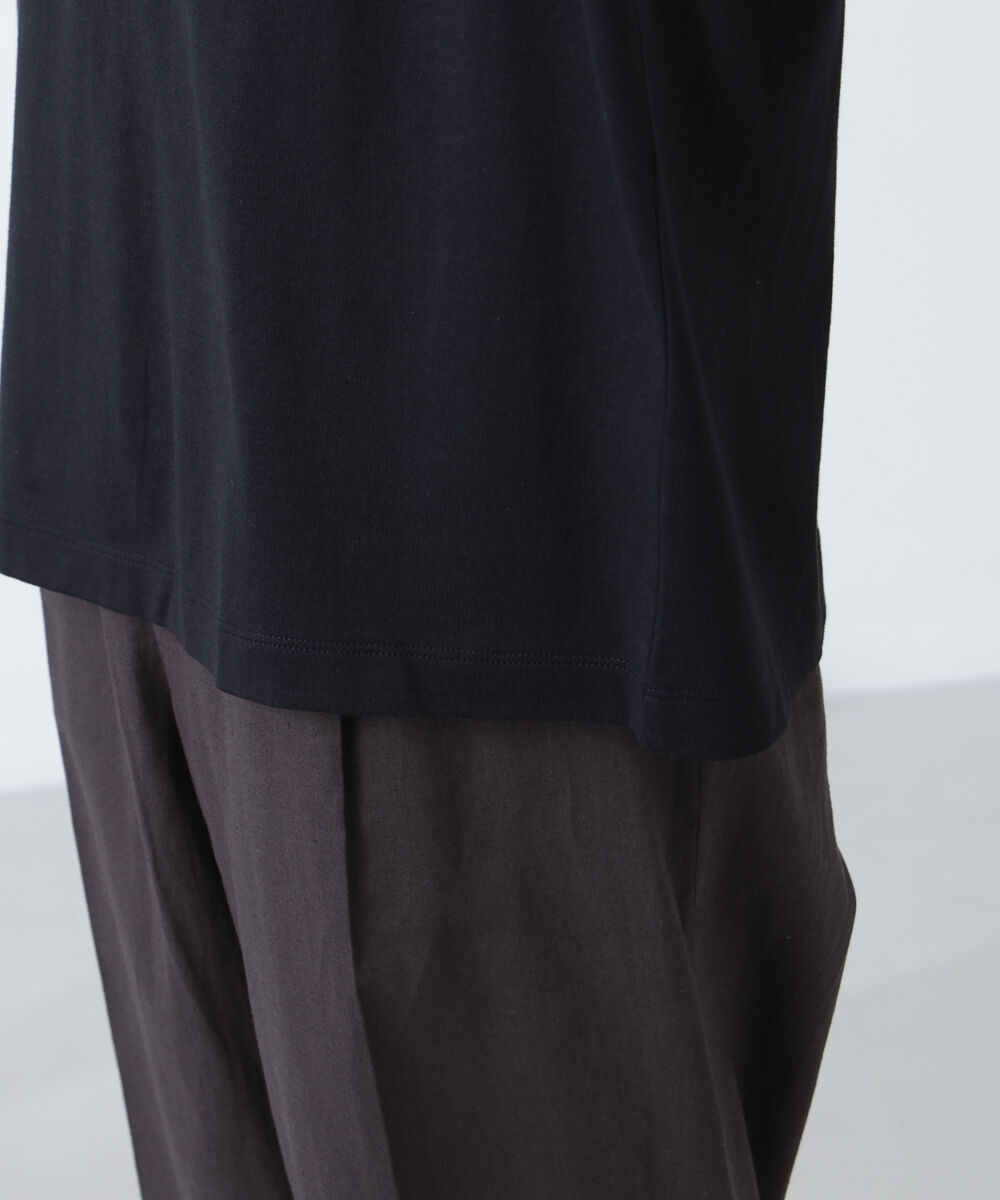 nano･universe「WEB限定/Anti Soaked(R)  汗染み防止 クルーネック ビッグシルエットTシャツ」|Tシャツ・カットソー|