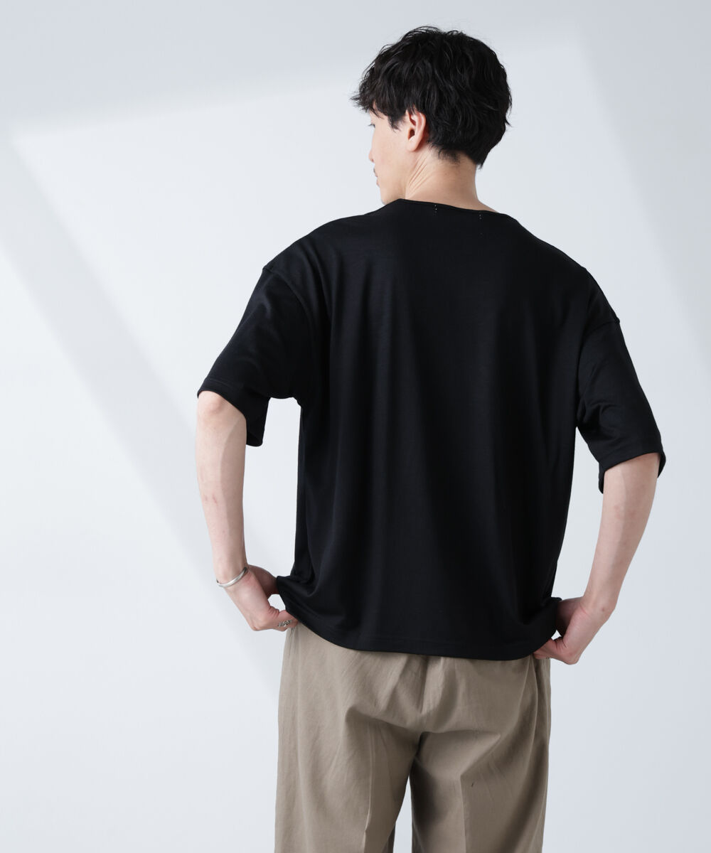nano･universe「「ALL-DAYS COMFORT 100% WOOL」 エレガンスTEE」|Tシャツ・カットソー|