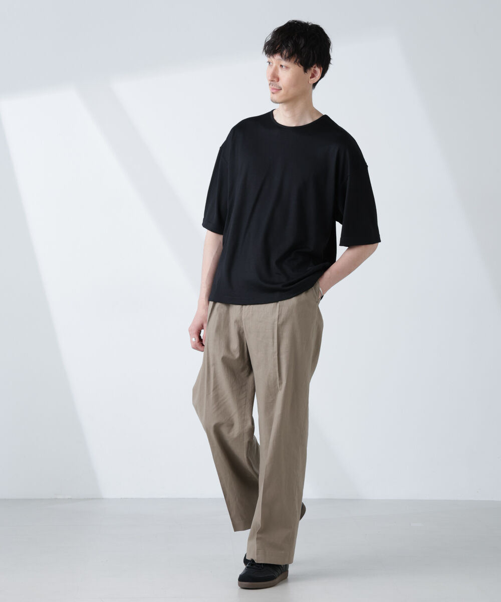 nano･universe「「ALL-DAYS COMFORT 100% WOOL」 エレガンスTEE」|Tシャツ・カットソー|