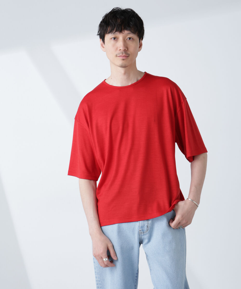 nano･universe「「ALL-DAYS COMFORT 100% WOOL」 エレガンスTEE」|Tシャツ・カットソー|