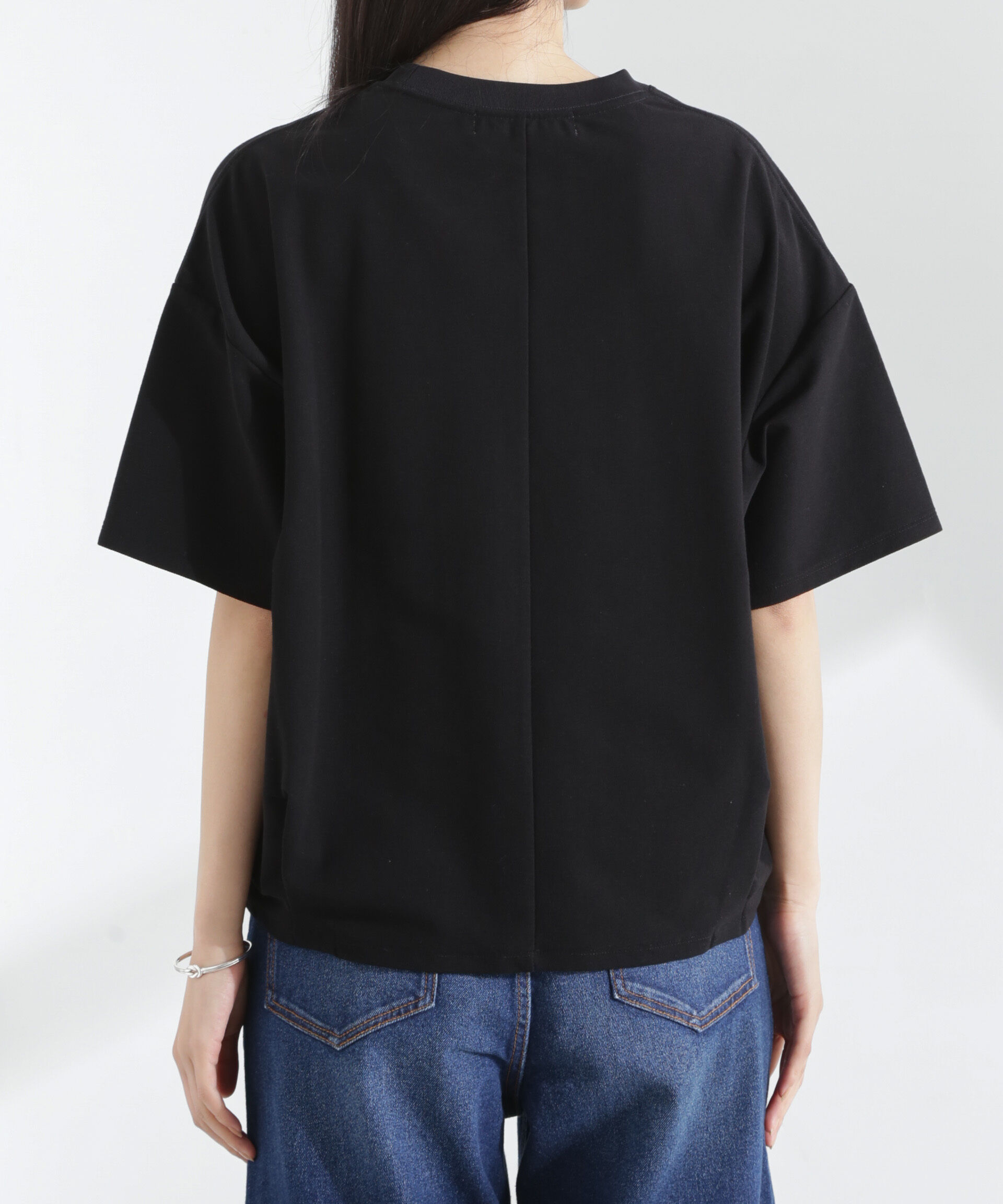 nano･universe「「MC」coveross(R)ツイル調 冷感プレーティング天竺Tシャツ」|Tシャツ・カットソー|