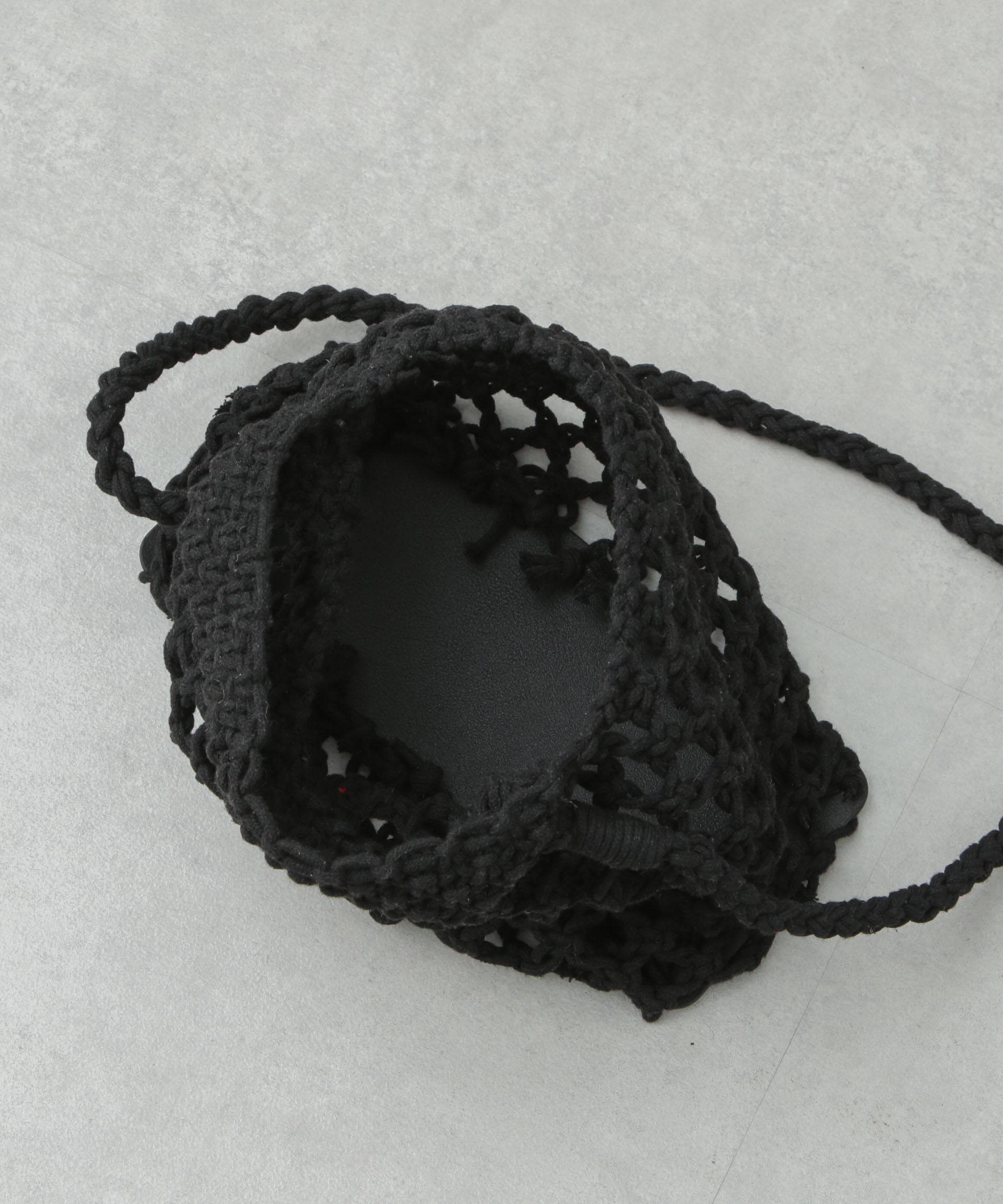 nano･universe「マクラメ編みショルダーバッグ」|ショルダー・メッセンジャー|