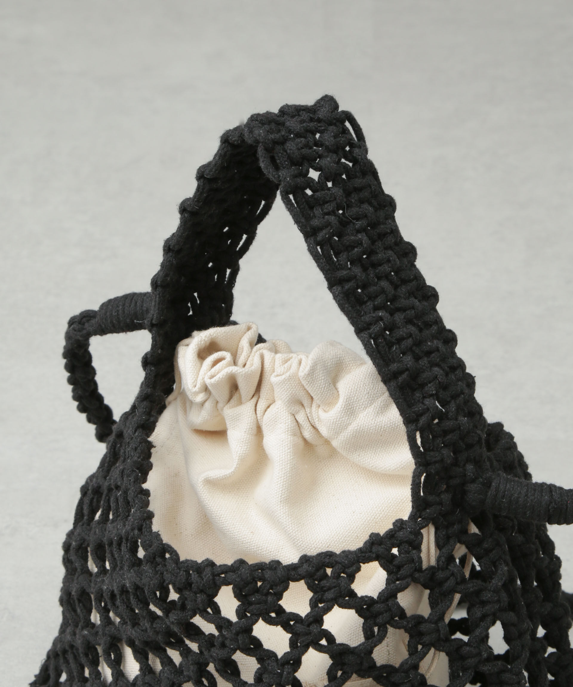 nano･universe「マクラメ編みショルダーバッグ」|ショルダー・メッセンジャー|