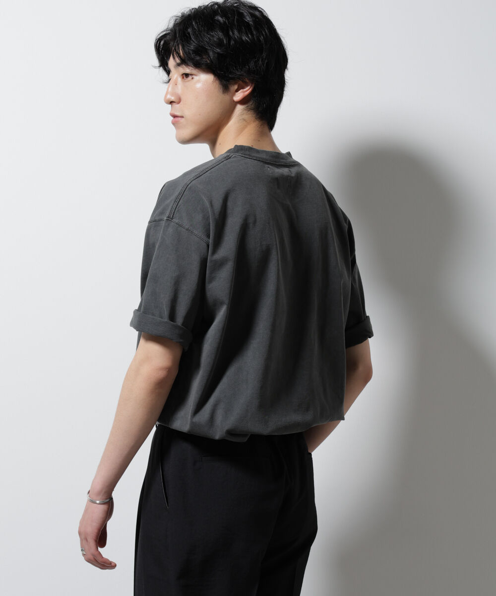 nano･universe「「MOFFISIE」オリジナル刺繍プリント Tシャツ 半袖」|Tシャツ・カットソー|