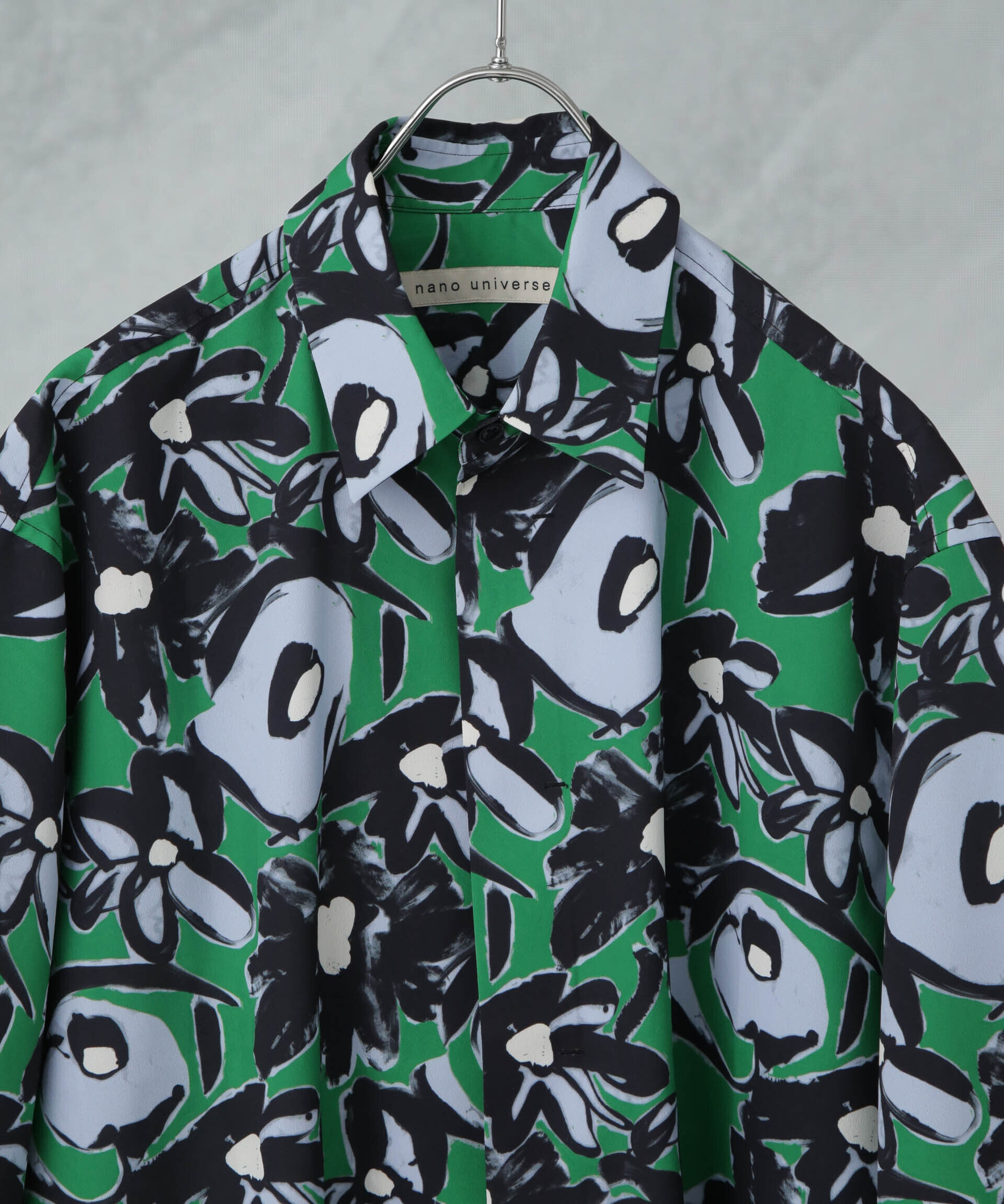 nano･universe「総柄プリントシャツ」|シャツ・ブラウス|