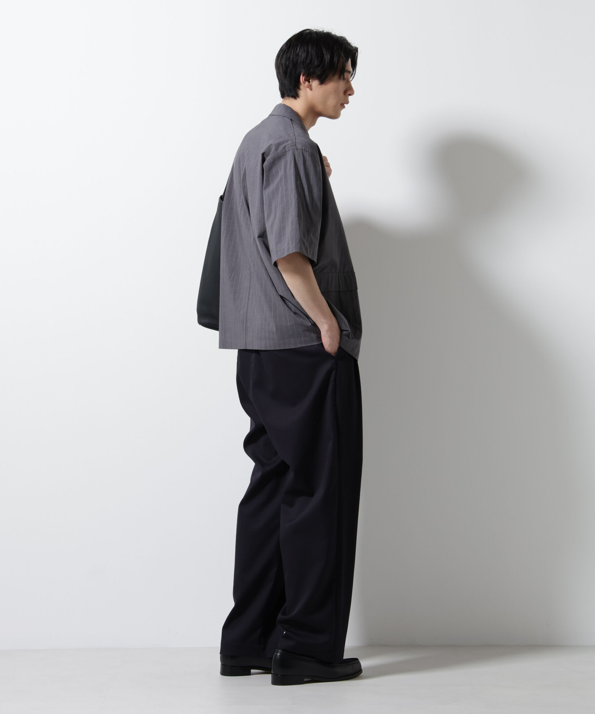 nano･universe「TEXBRID(R)シャツジャケット 半袖」|テーラードジャケット|