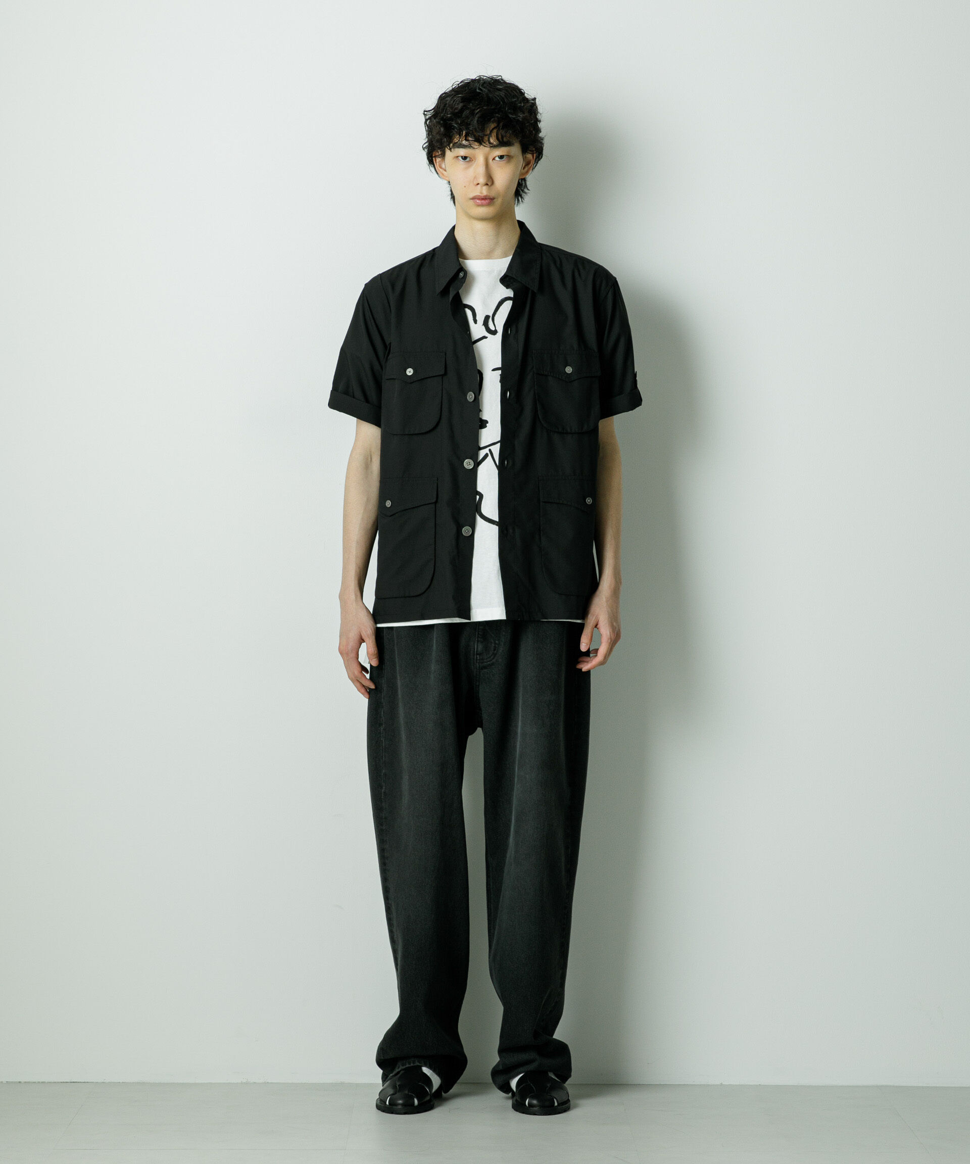 nano･universe「｢HOTEL PALACE｣TRポプリンサファリシャツ」|シャツ・ブラウス|