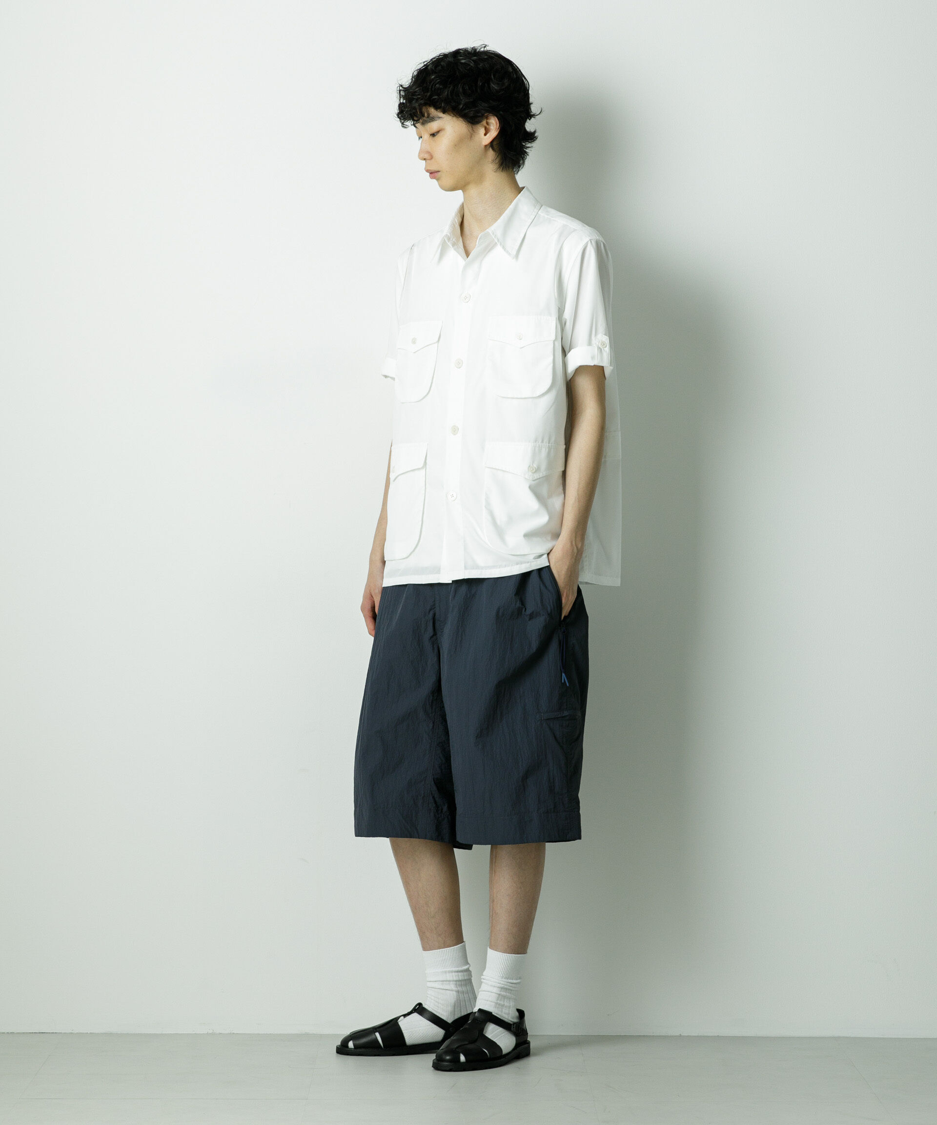 nano･universe「｢HOTEL PALACE｣TRポプリンサファリシャツ」|シャツ・ブラウス|