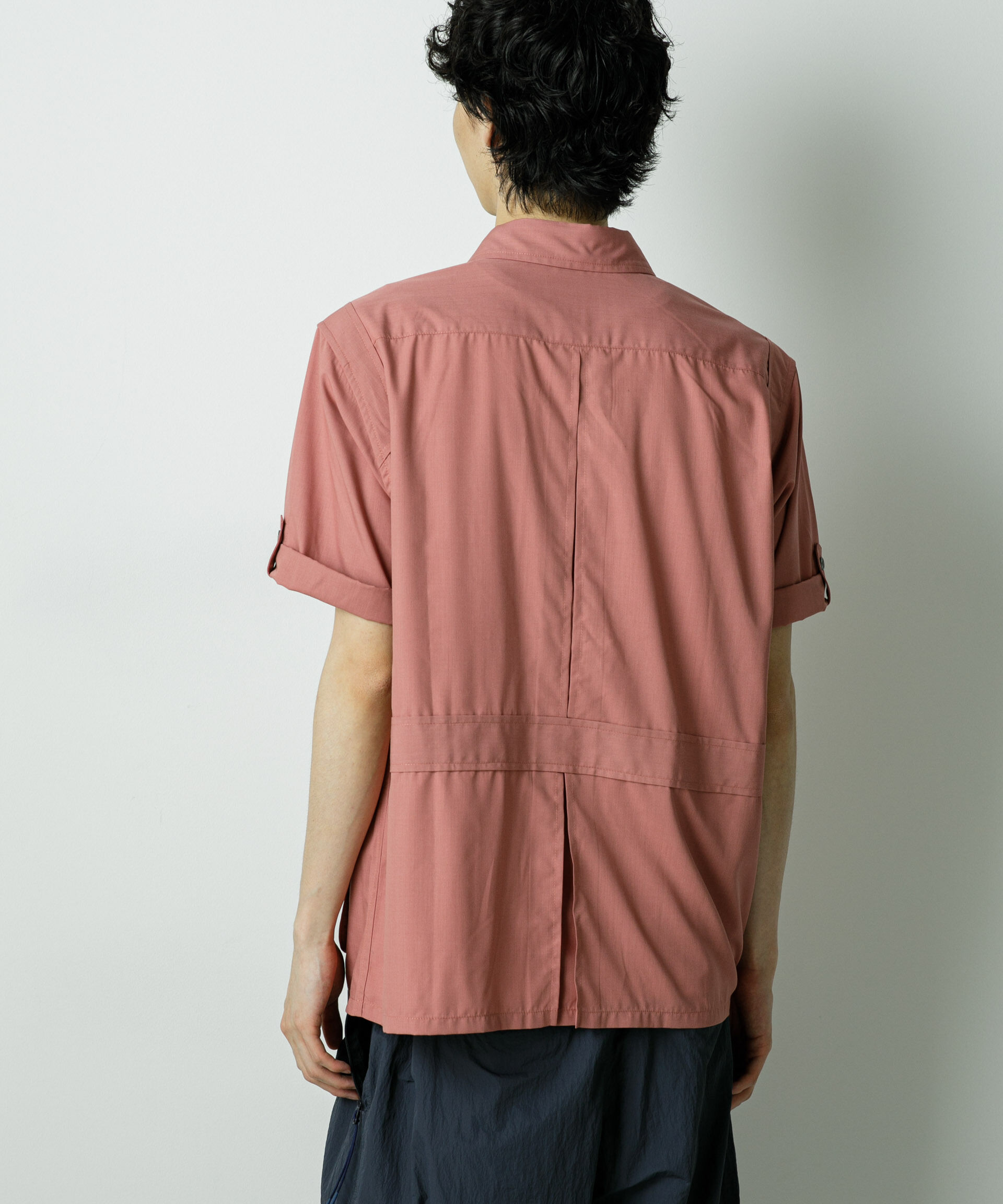 nano･universe「｢HOTEL PALACE｣TRポプリンサファリシャツ」|シャツ・ブラウス|