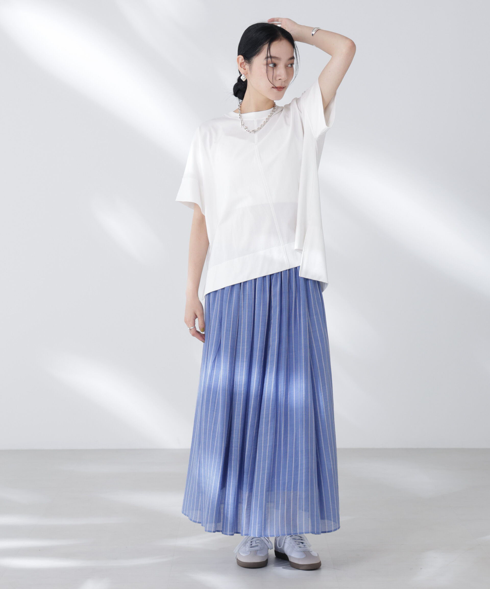 nano･universe「NANOFINE強撚コットンワイドTシャツ」|Tシャツ・カットソー|