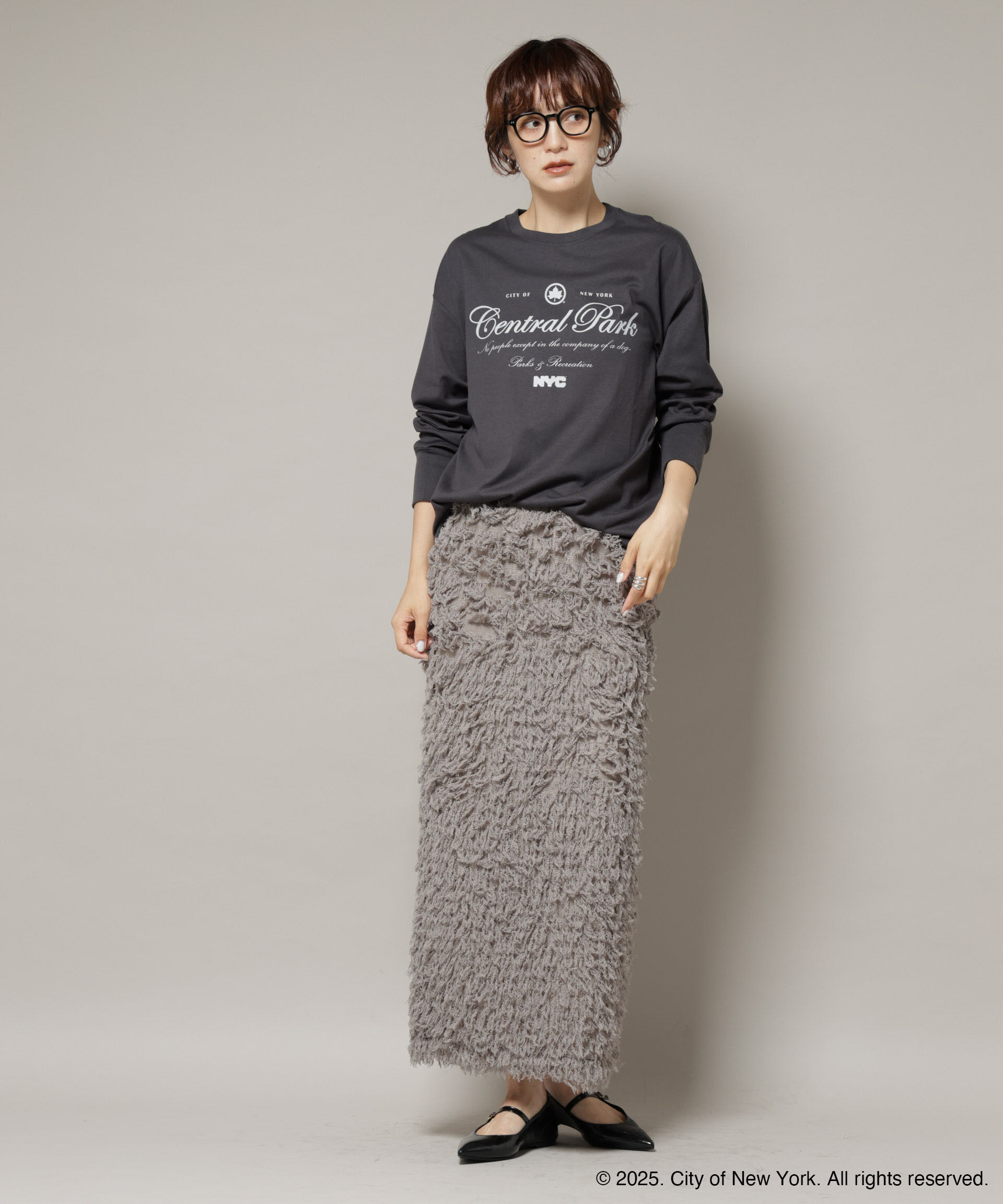 nano･universe「GOOD ROCK SPEED&times;Anti Soaked(R) 汗染み防止 NYC ロンT」|Tシャツ・カットソー|