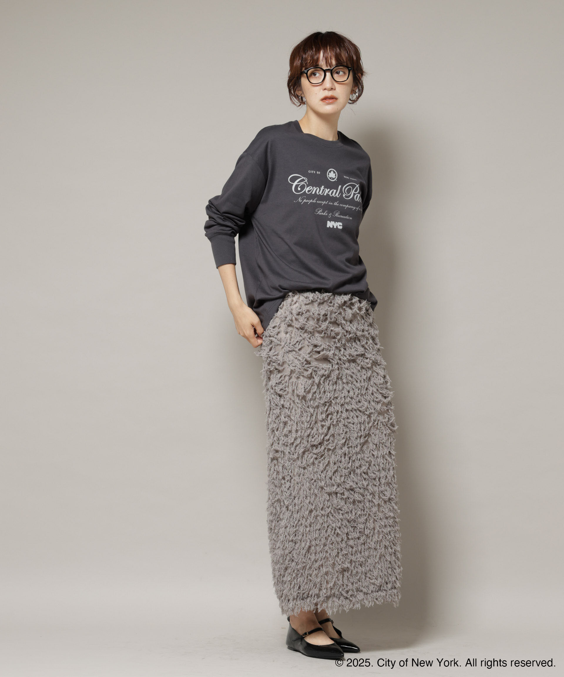 nano･universe「GOOD ROCK SPEED&times;Anti Soaked(R) 汗染み防止 NYC ロンT」|Tシャツ・カットソー|