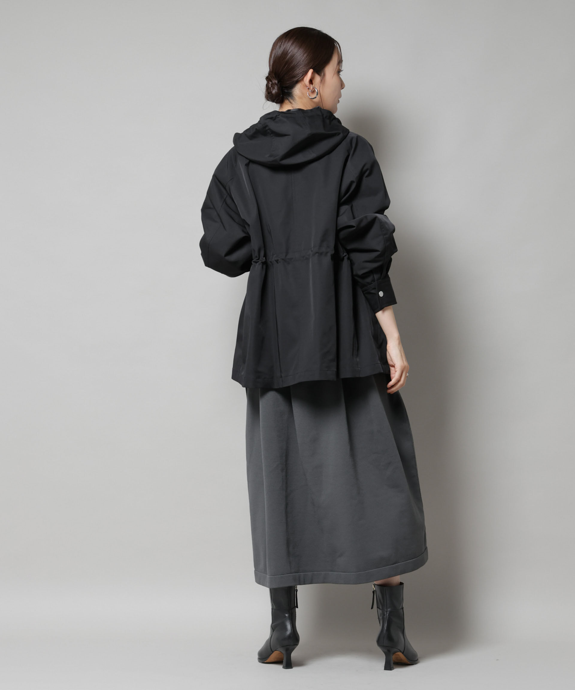 nano･universe「撥水加工フードブルゾン」|ブルゾン・スタジャン|