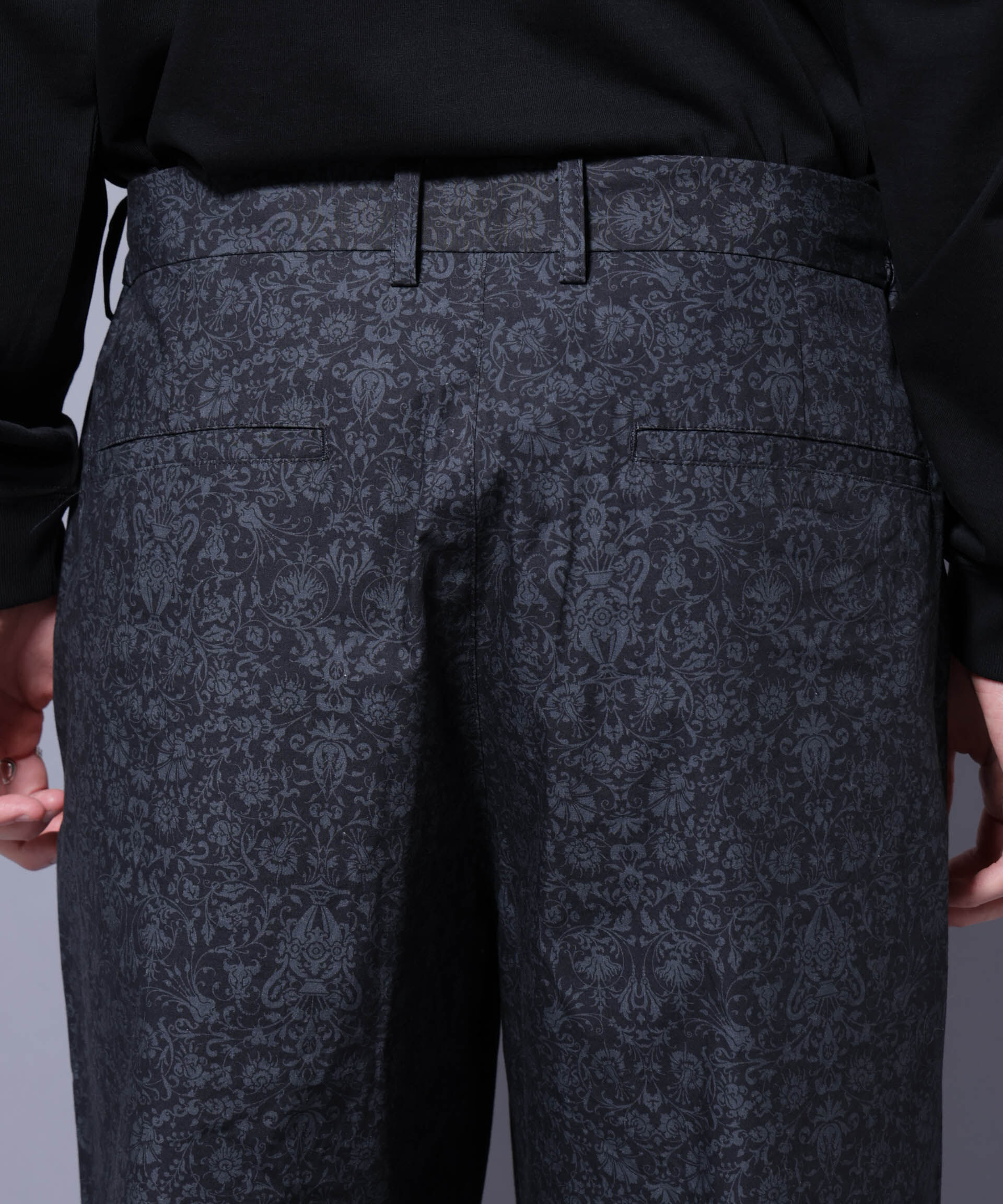 nano･universe「オリジナルパターンイージーパンツ」|チノ|