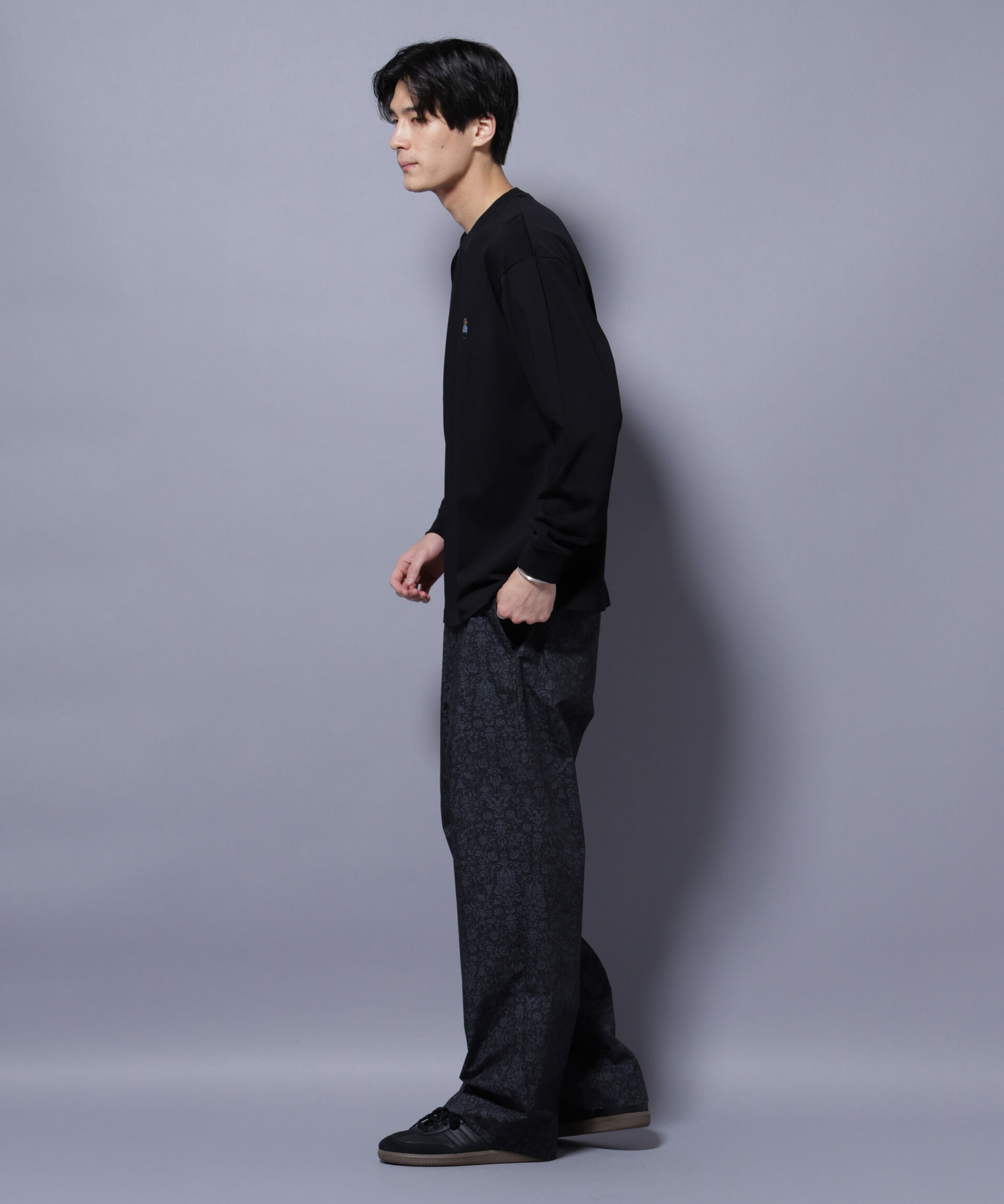 nano･universe「オリジナルパターンイージーパンツ」|チノ|