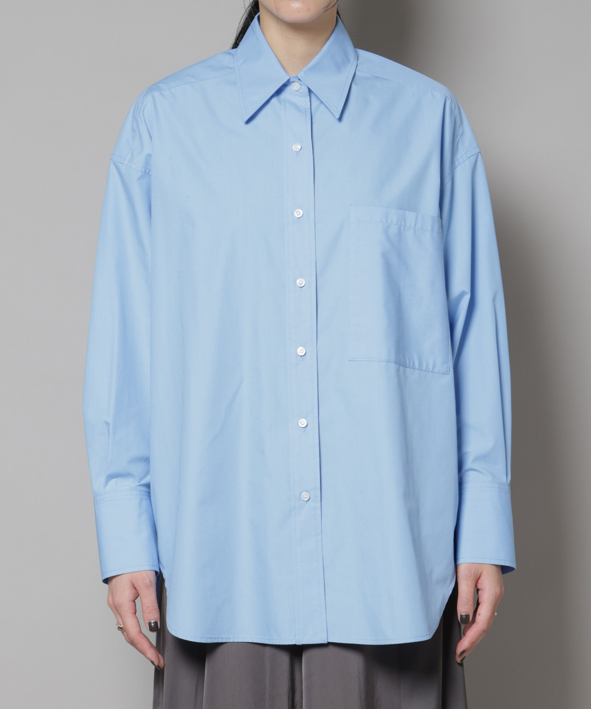 nano･universe「バッククロスオーバーシャツ」|シャツ・ブラウス|