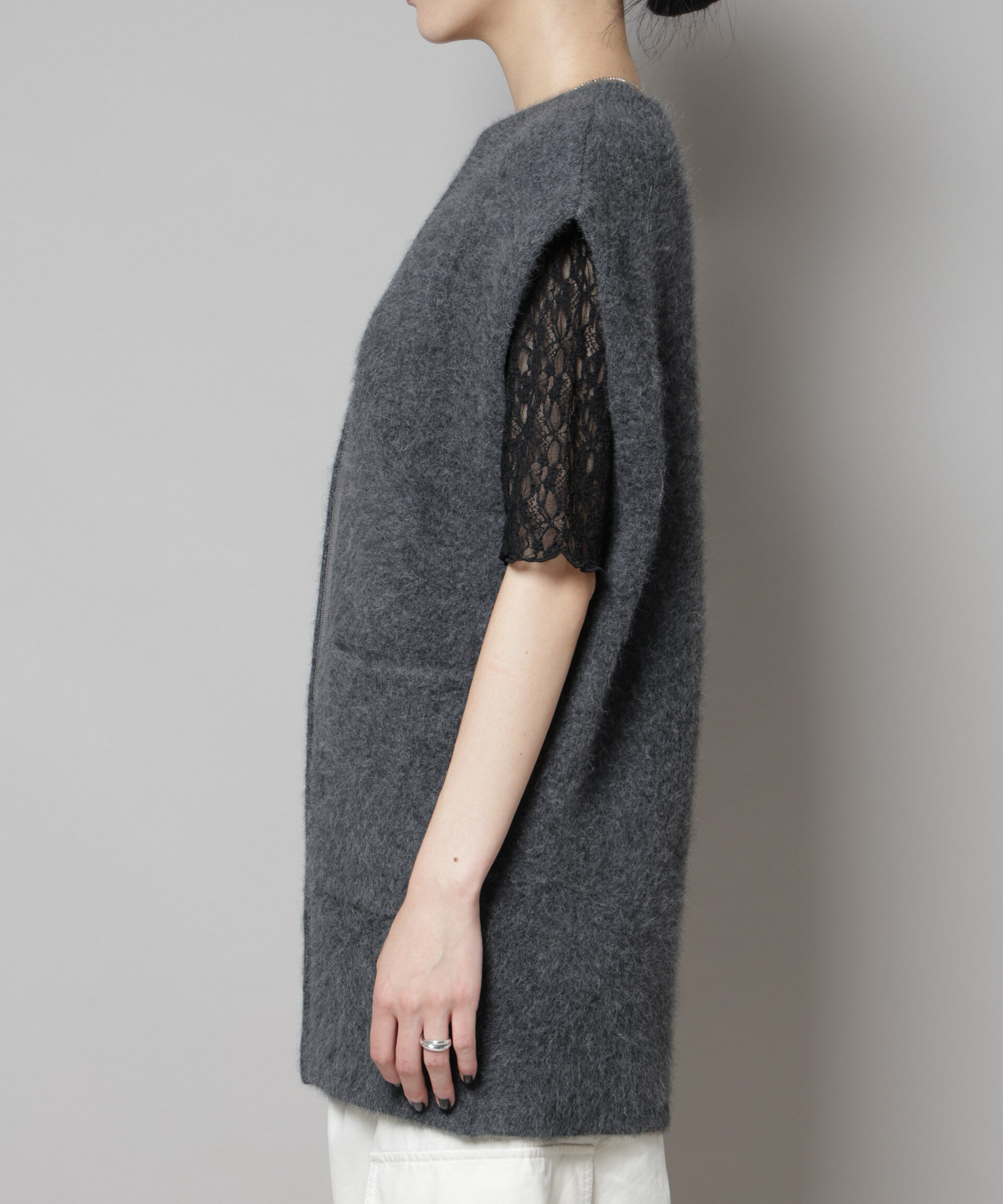 nano･universe「ウォッシャブルフォックスリバーニットジレ」|ニット・セーター|