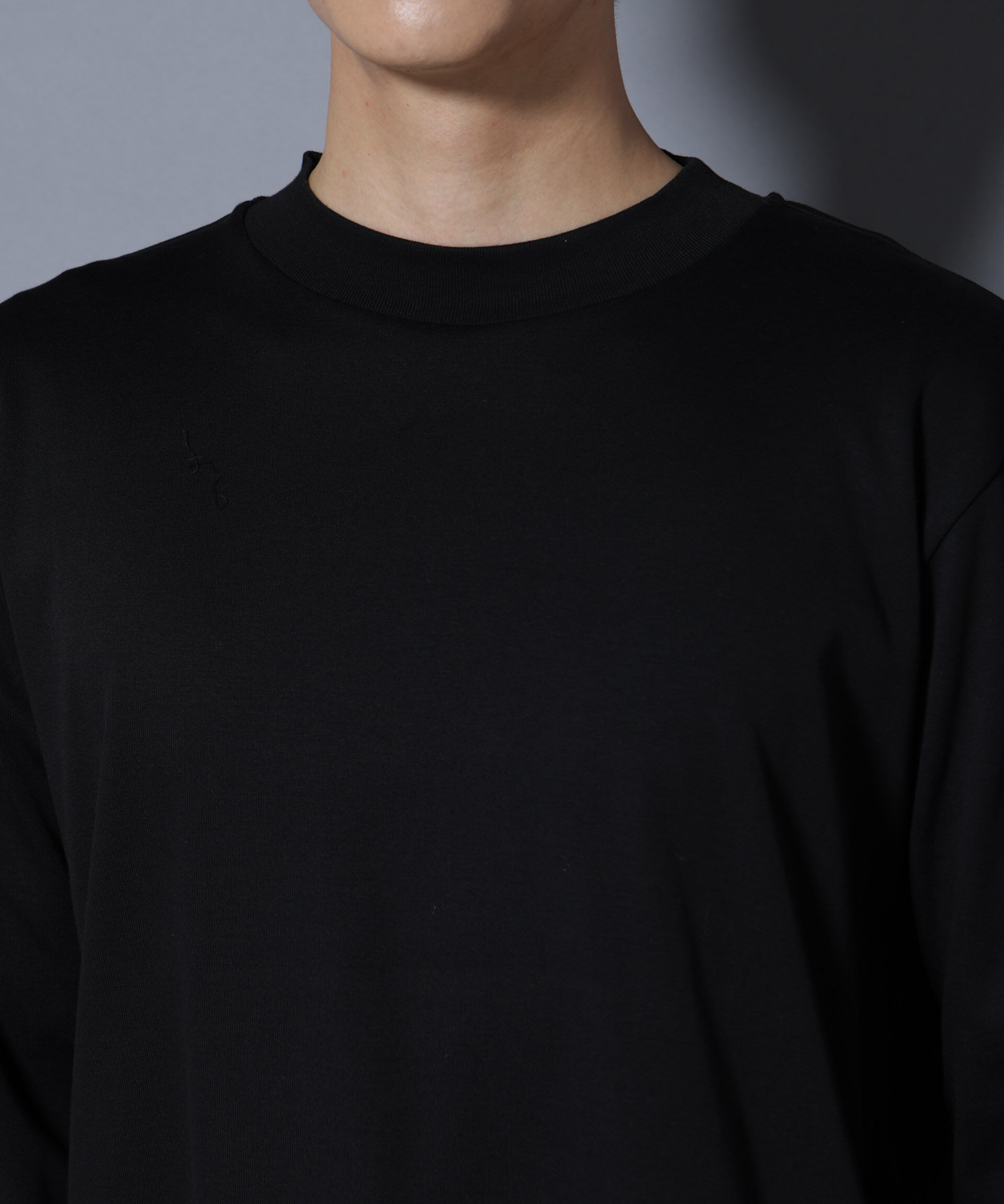 nano･universe「「FORMAL JERSEY」モックネックカットソー長袖」|Tシャツ・カットソー|