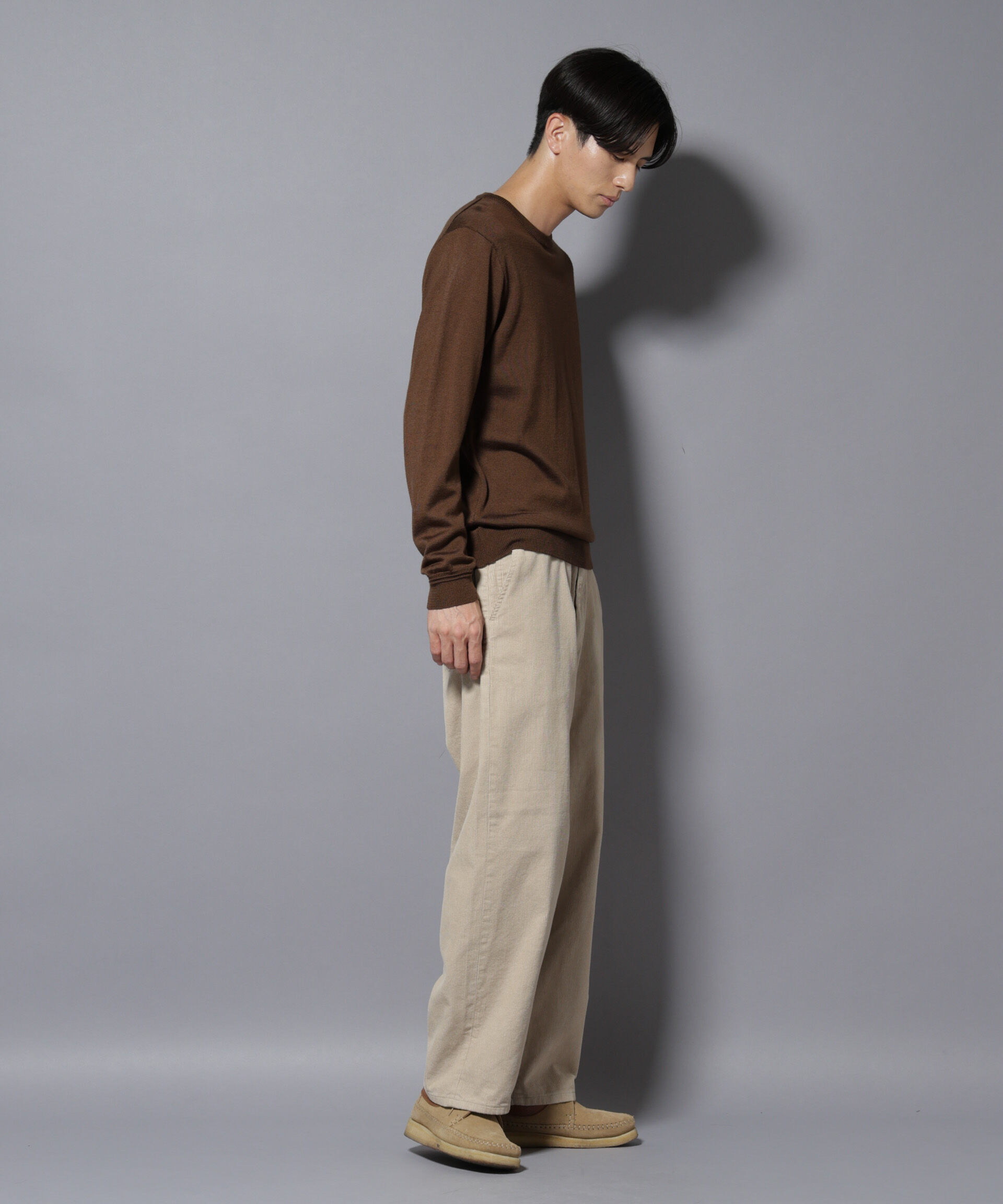 nano･universe「コーデュロイイージーバギーパンツ」|チノ|