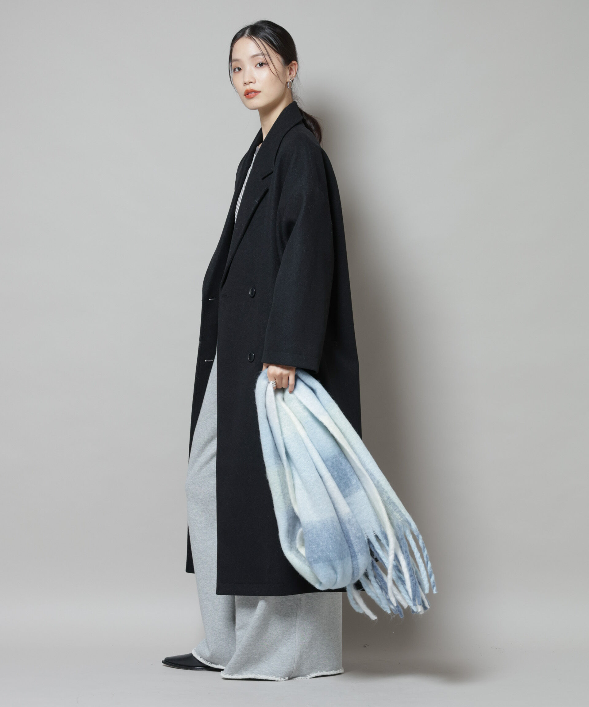 nano･universe「メルトンジャージーチェスターロングコート」|その他|