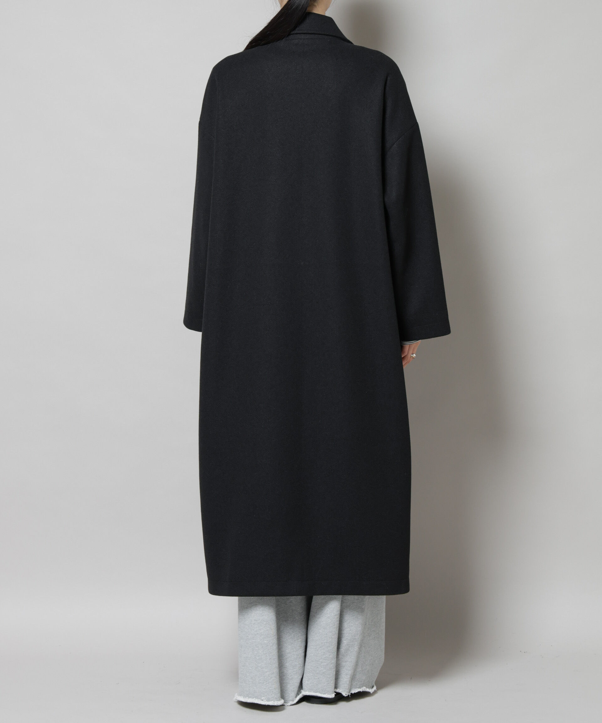 nano･universe「メルトンジャージーチェスターロングコート」|その他|