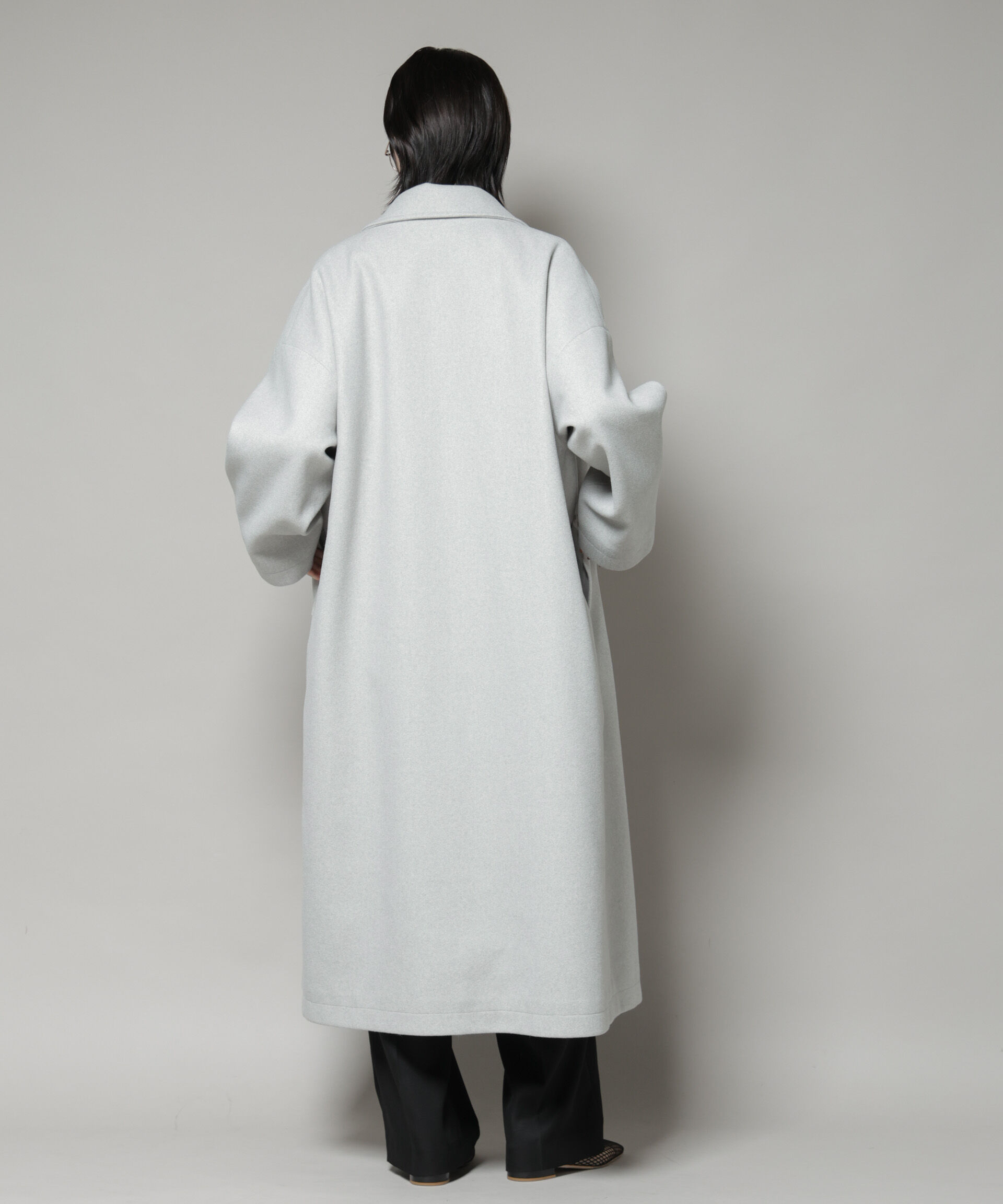 nano･universe「メルトンジャージーチェスターロングコート」|その他|