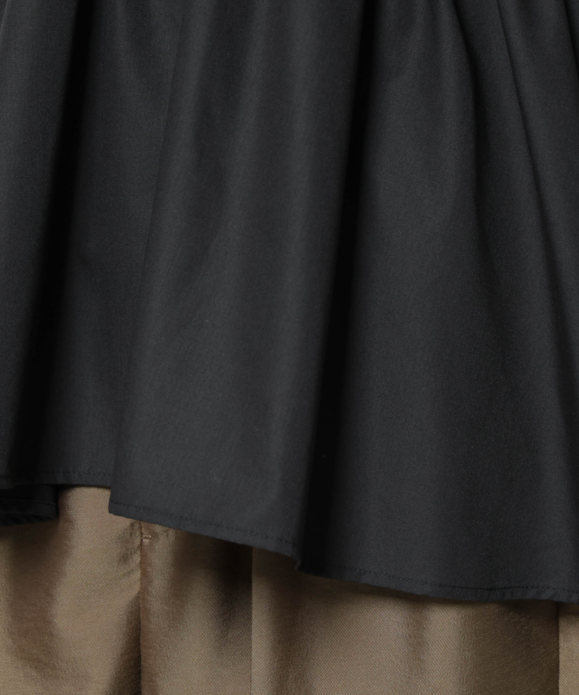 nano･universe「布帛コンビペプラムカットトップス」|Tシャツ・カットソー|