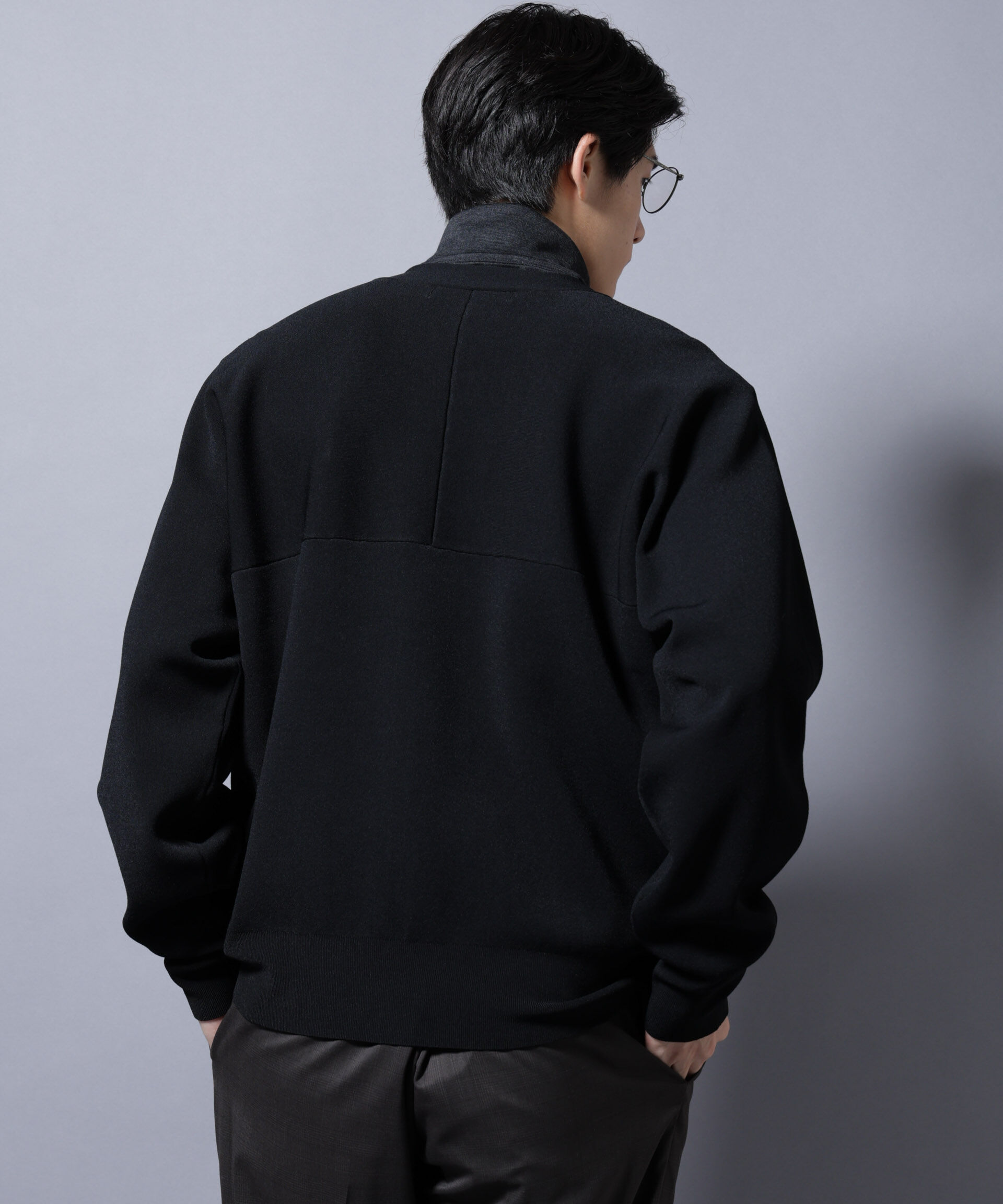 nano･universe「ELITE 7 FUNCTION W-FACE カーディガン」|ニット・セーター|