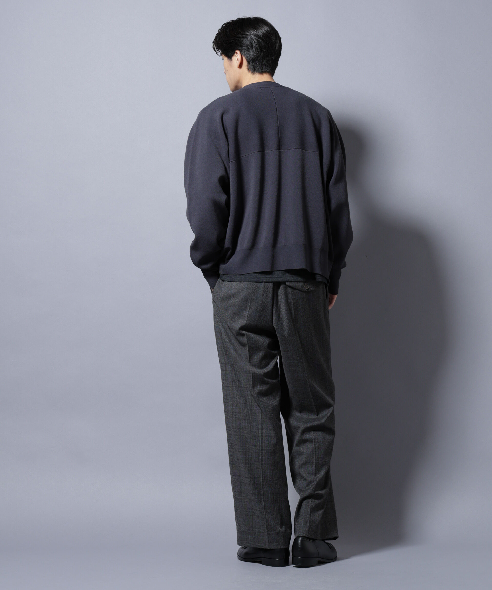 nano･universe「ELITE 7 FUNCTION W-FACE カーディガン」|ニット・セーター|